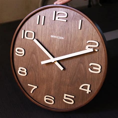 Wood Digital Clock Norediheart