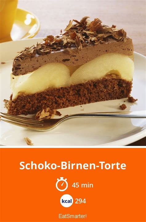 Schoko-Birnen-Torte | Rezept | Kuchen und torten, Kuchen, Kuchen und ...