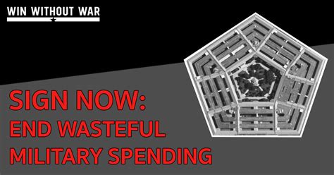 Sign The Petition End Wasteful Military Spending Win Without War