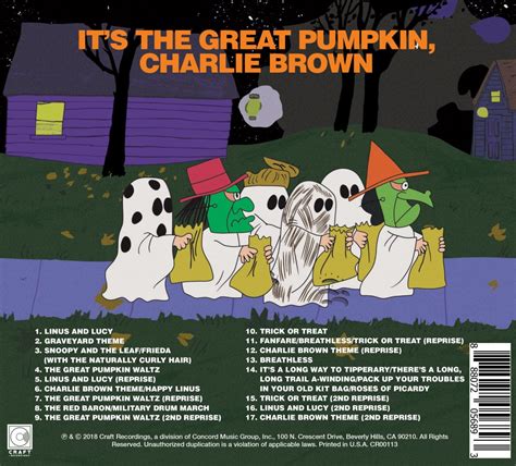 Its The Great Pumpkin Charlie Brown Music From The Soundtrack By