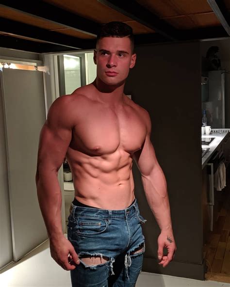 Malik Delgaty Male Model Print Muscular Handsome Beefcake Shirtless Hot The Best Porn Website