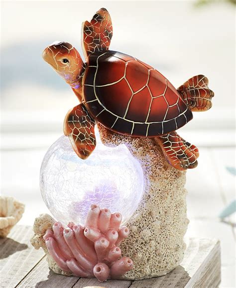 Lighted Sea Life Sculptures White Led Lights Light Decorations