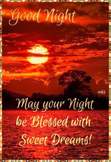 May Your Night Be Blessed With Sweet Dreams ️ Video Good Night Love