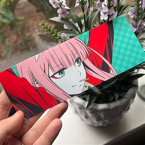 Zero Two And Hiro Darling In The Franxx Etsy