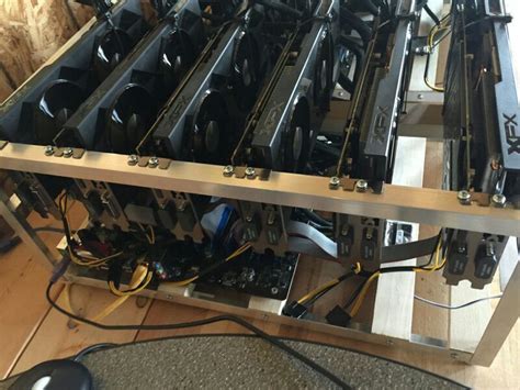 This mining rig supports 6 nvidia gtx 1080 ti 11gb. 179 MH/s Ethereum ETH Mining Rig with 6 x R9 390 8 GB GPUs ...