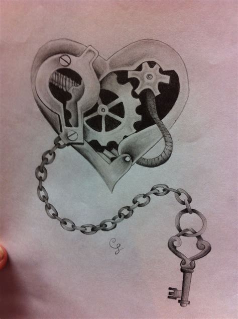 Key To My Heart Tattoo