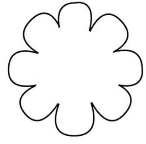 Daisy Flower Petal Template Clipart Best