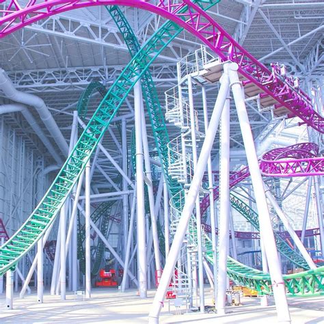 Nickelodeon Universe American Dream Meadowlands Mall Rollercoasters