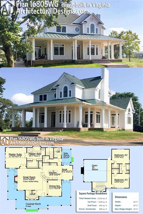 Farmhouse House Plans With Wrap Around Porch An Ideal Home For