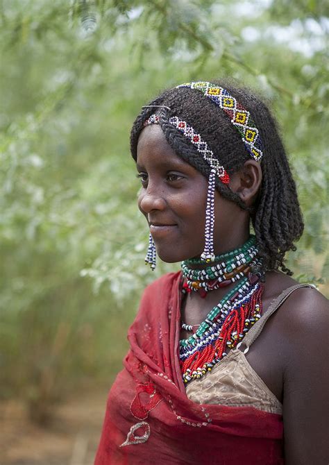 Afar Tribe Woman Assaita Afar Regional State Ethiopia Tribal Women