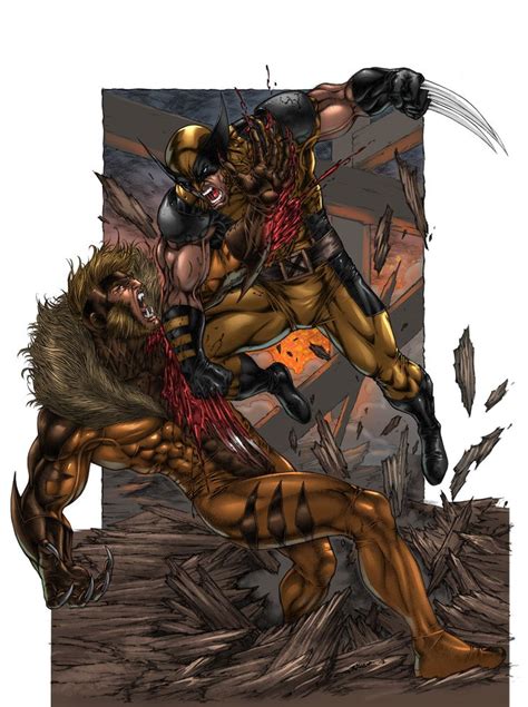 Wolverine Vs Sabretooth Wolverine Comic Movies Marvel Vs Dc