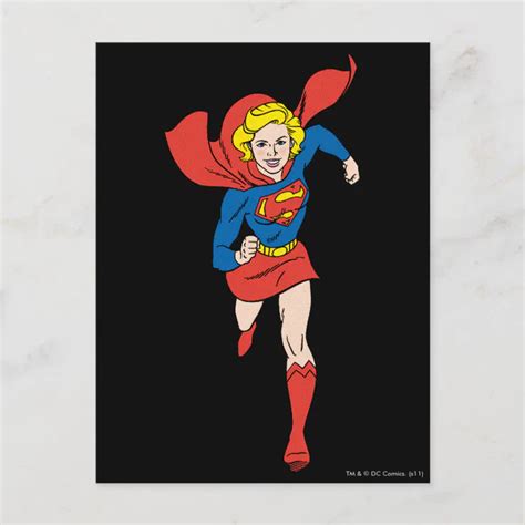 Supergirl Pose 8 Postcard Zazzle
