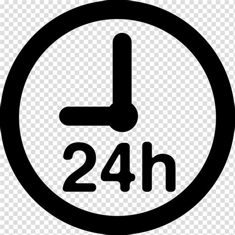 Computer Icons 24 Hour Clock 24 Hours Transparent Background Png