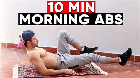 morning abs workout 10 min at home no equipment youtube