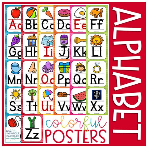 Bright Alphabet Posters For The Early Elementary Classroom Alphabet