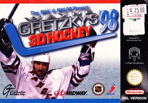 Wayne Gretzky S 3D Hockey 98 1997 Nintendo 64 Box Cover Art MobyGames