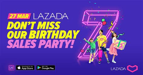 Lazada birthday sale image credit: Lazada 7th Birthday Sale is Here! Voucher Giveaway up to ...