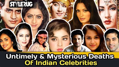 Mysterious Deaths In Bollywood Aditya Rajput And More Stylerug Youtube