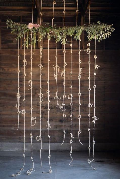 Tying The Knot Backdrop Wedding Ceremony Backdrop Indoor Tie The