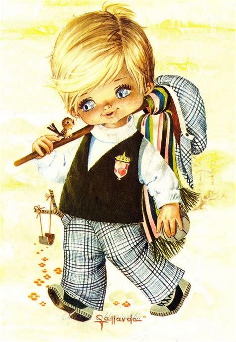 Vintage Children Illustrations By Gallarda