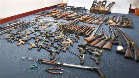Isle Of Man Amnesty Sees More Than 100 Firearms Surrendered Bbc News