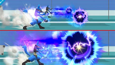 Lucario Mostra O Poder De Seu Ataque Aura Sphere Em Nova Imagem De Super Smash Bros For Wii U
