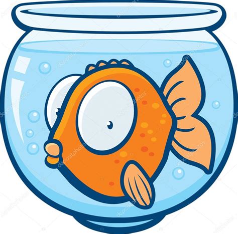 Goldfish Bowl — Stock Vector © Cthoman 85924012