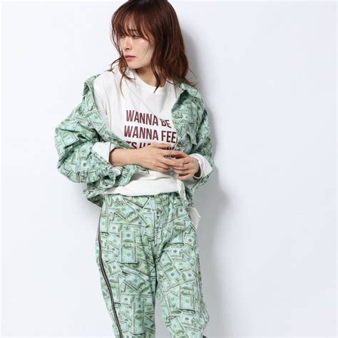 エックスガール X Girl X Girl X Yurino Denim Jacket （green） ファッション通販 Fashion