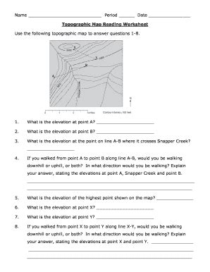 Use this phase's activities, lab research, and resources to assist you in answering. Topographic Map Reading Worksheet Answer Key | World Map Gray