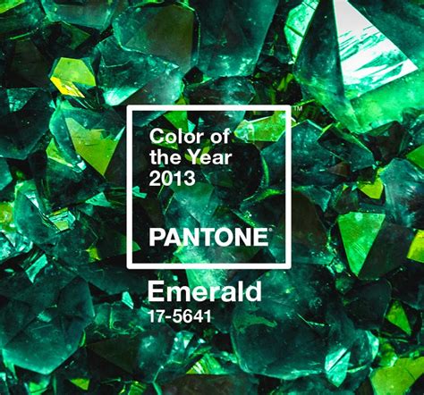 Color Of The Year 2013 Pantone 17 5641 Emerald Pantone