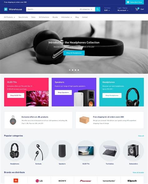 Free And Premium Shopify Themes To Start Using Ecommerce Website