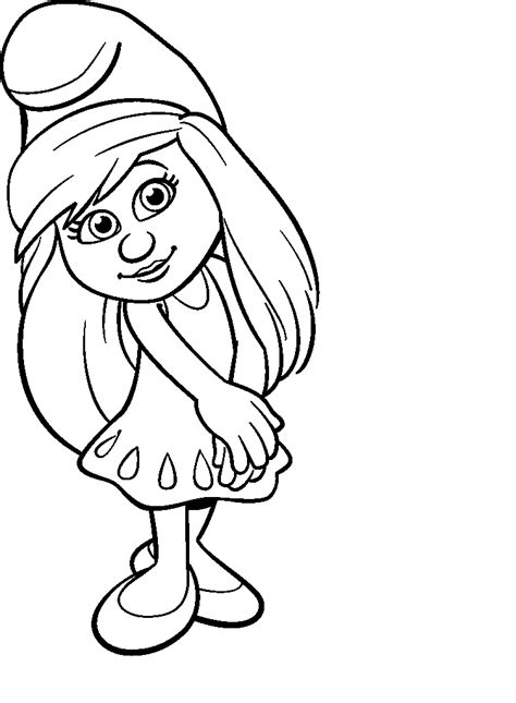 Enjoy a while painting pictures of the smurfs for coloring. Smurfette Drawing at GetDrawings | Free download