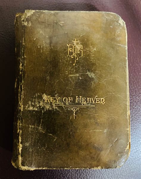 The Key Of Heaven A Manual Of Prayers By Editors Good Leather Bound