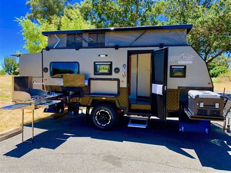 Go Anywhere Travel Trailer Pops Up For More Space Curbed Hybrid Camper Trailers Hybrid