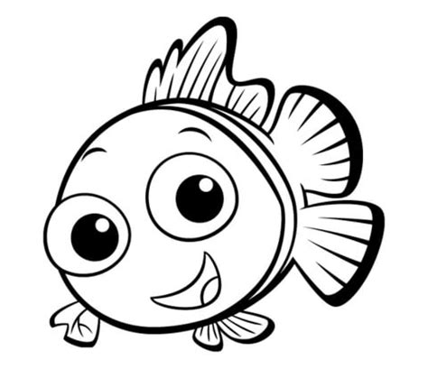 Fish coloring pages they may be small and seems like an easy prey but fish are actually one of the oldest animal families in this world. Small Fish coloring page | SuperColoring.com
