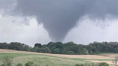 Watch Tornado Sweeps Eastern Iowa Causing Reported Damage