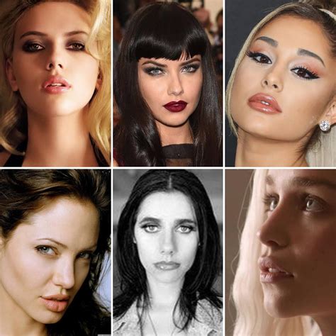 Wet Lips Scarjo Adriana Lima Ariana Grande Angelina Jolie Pj