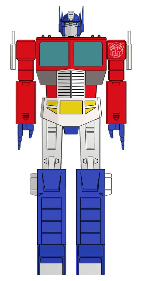 G1 Optimus Prime Template Revision By Joed1980 On Deviantart