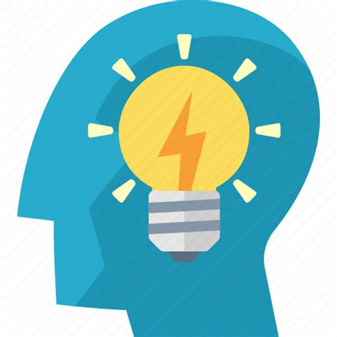 Brainstorming, idea, light bulb icon
