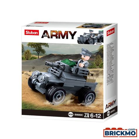 Sluban Militär Panzerfahrzeug M38 B0680c Lego Und