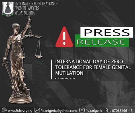 zero tolerance for female genital mutilation fida
