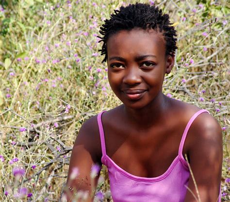 african girl native african tswana girl in the bush south… flickr