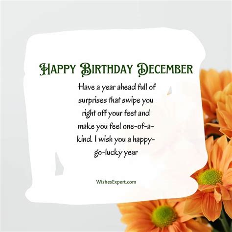 25 Best Happy Birthday December Wishes And Messages