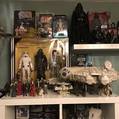 My Top Shelf Of Star Wars Stuff Star Wars Toys Star Wars Images