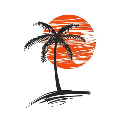 Palm Tree Clip Art Free Vector In Open Office Drawing