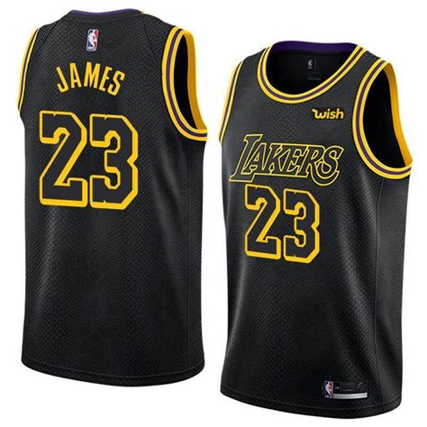 Year & name embroidered felt patch. LeBron James LA Lakers #23 NBA Basketball Black Mamba Jersey - S - XXL | eBay