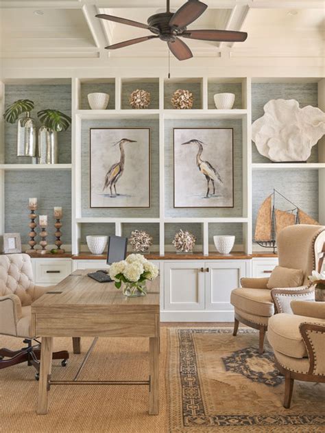 Houzz Coastal Home Office And Library Design Ideas And Remodel Pictures