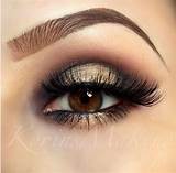Gold Shimmer Eye Makeup Photos