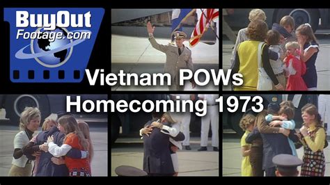 Vietnam Pows Homecoming 1973 Youtube