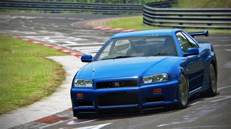 Assetto Corsa Nissan Skyline GTR R34 At Nurburgring YouTube